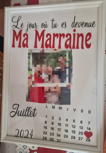 Cadre Parrain ou Marraine