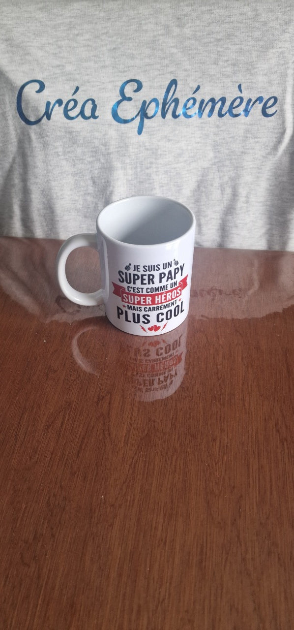 Mug personnalisé fête des grands pères