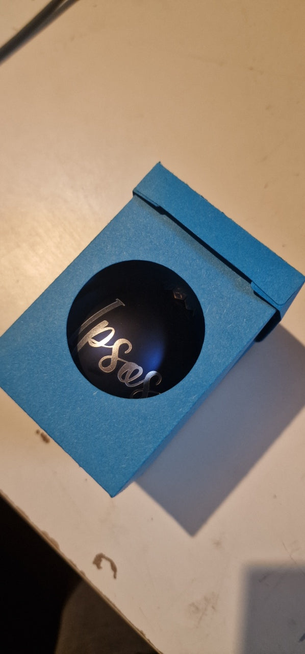 Boule de Noël en verre