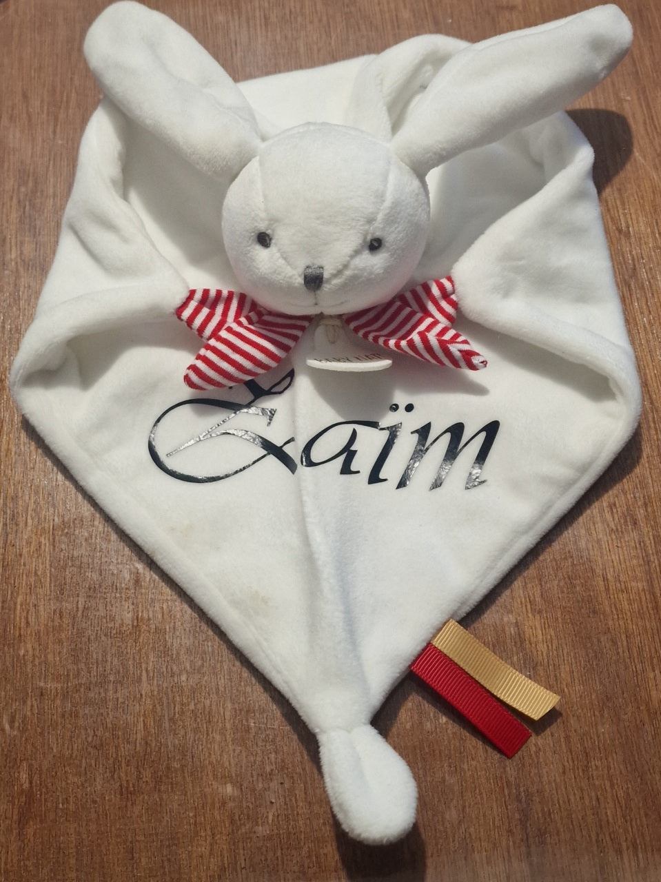 Doudou personnalisée