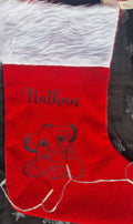 Chaussette de Noël rouge