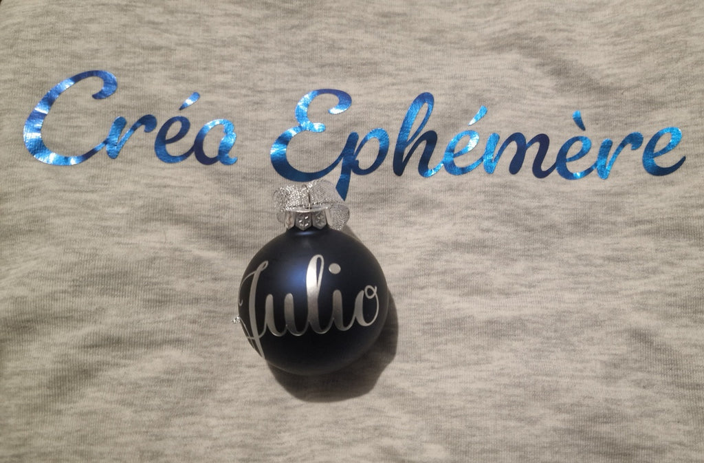 Boule de Noël en verre