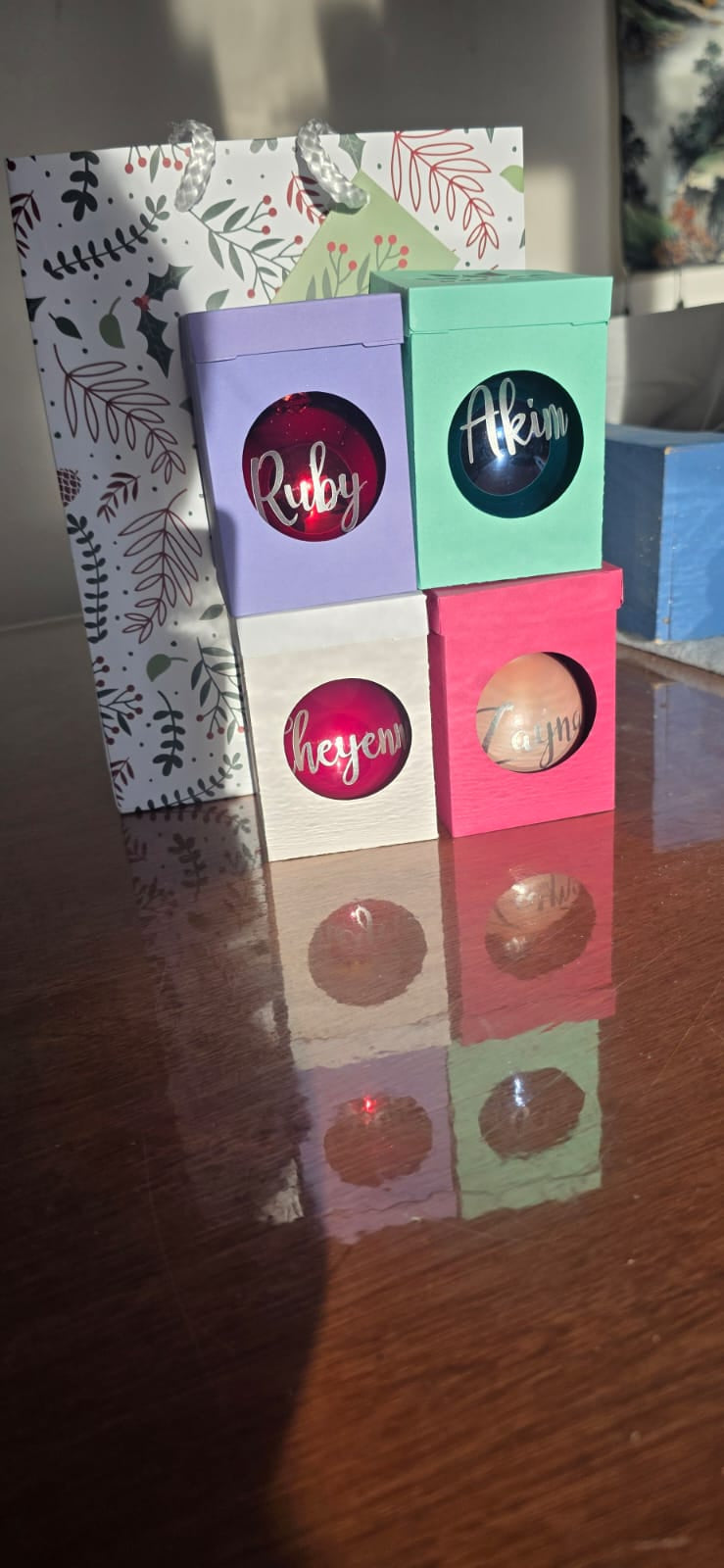 Boule de Noël en verre
